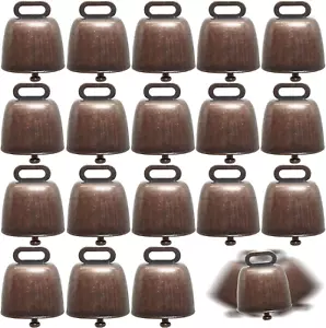 18PCS Cow Horse Sheep Grazing Copper Bells Small Brass Bells Cattle Goat Farm Lo - Picture 1 of 5