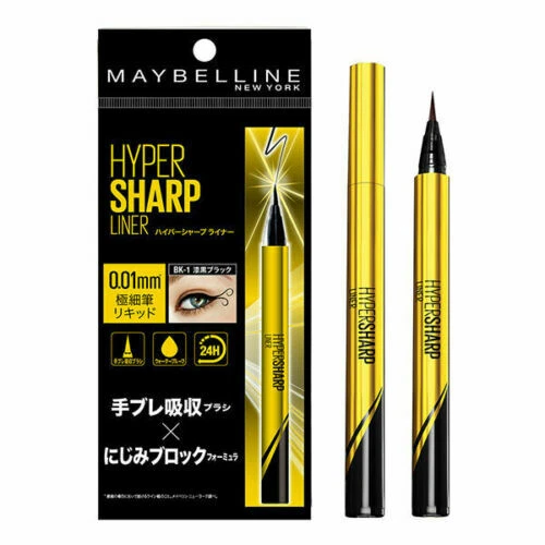 [MAYBELLINE] Intense BLACK Hyper Sharp 24H Laser Precision Film Type Eye Liner  - Image 1 of 1