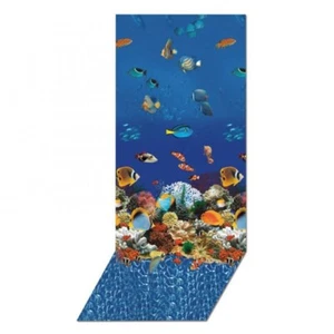 Swimline Beaded Pool Liner, 48 in Wall, 16 ft Round, 20 Gauge, Caribbean - Picture 1 of 2