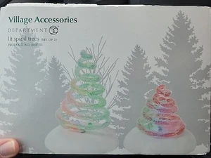 Dept 56 Lit Spiral Trees #809350 - Picture 1 of 2
