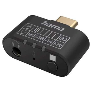 Hama Audio-Adapter USB-C zu 3,5mm Klinke AUX Mikrofon Equalizer EQ PC Notebook - Bild 1 von 3