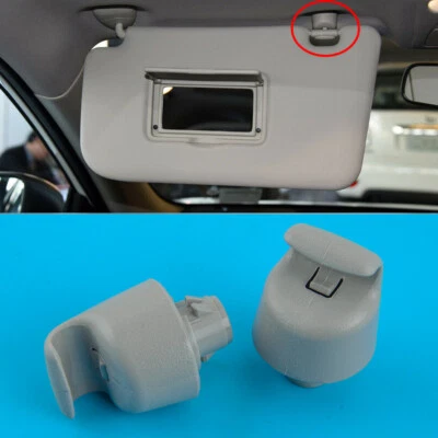 Par de soportes de clip retenedor para visera de sol aptos para Nissan Murano Rogue Teana Pathfinder Foto 1 de 4
