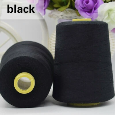 8000 Yard Overlocker Sewing Thread Embroidery Machine Line Quilting Single White - Image 1 of 4