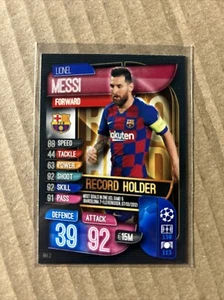 2019-20 Topps UCL Match Attax Extra All-Time Record Holder Lionel Messi #RH2! - Picture 1 of 2