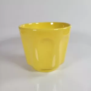 Vintage Yellow Planter Pot USA FP3 - Picture 1 of 11