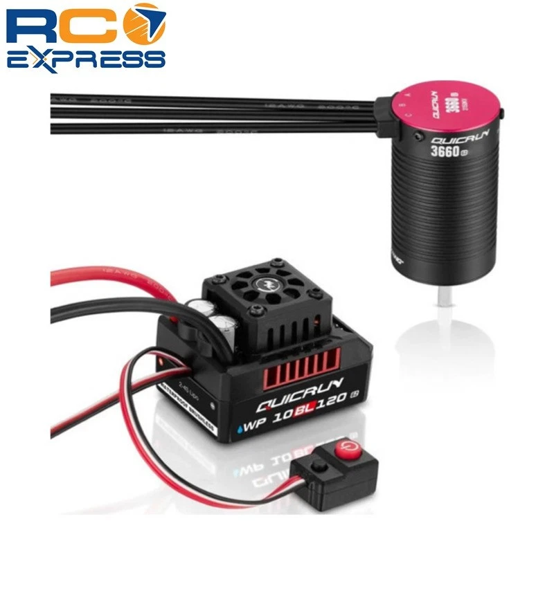 Hobbywing Combo Quicrun 10bl120 G2+3660 Sl G2; 3700kv HWI38030211 - Image 1 of 1