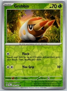 Grubbin 018/162 Reverse Holo SV05: Temporal Forces NM - Picture 1 of 2