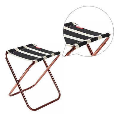  Camping Seat Outdoor Folding Chair for and Picnic Sgabello Da Campeggio - Immagine 1 di 4