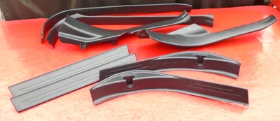 10 11 12 13 14 SUBARU LEGACY DOOR SILL SCUFF PLATE COVER TRIM SET OEM BLACK - Image 1 of 4
