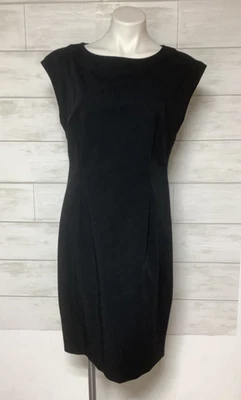 Женское черное платье Doncaster Signature размер 14 без рукавов - Изображение 1 из 4