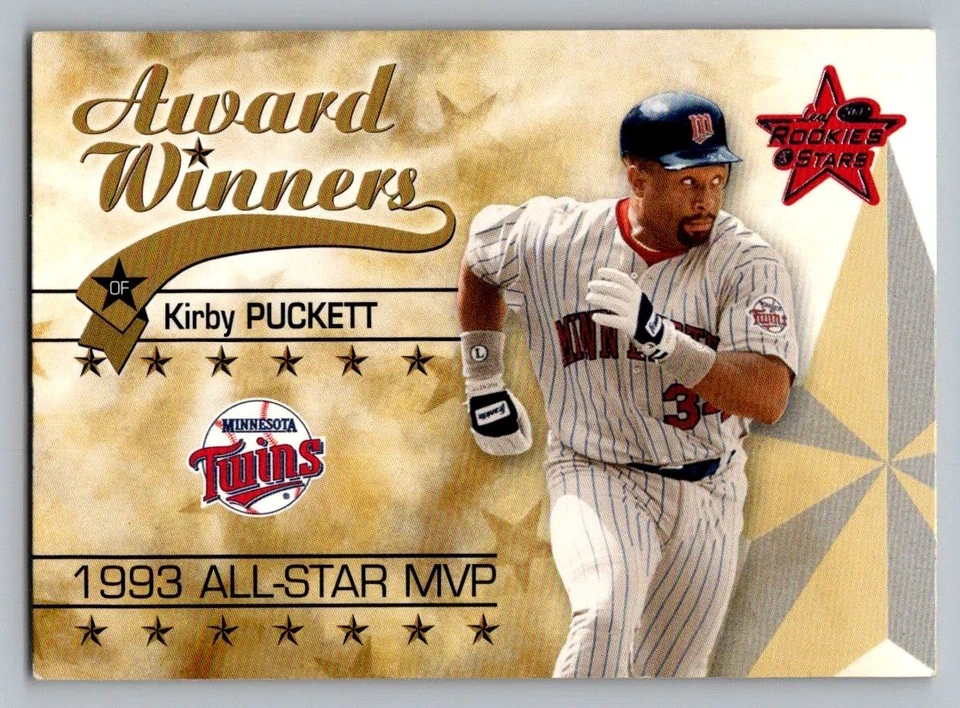 2002 Leaf Rookies & Stars - Award Winners Kirby Puckett #274 - Image 1 of 2