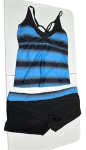 Swimsuit 3x Plus Size Top & Bottom Pink OR Blue OR Teal (buying 1 Set) - Picture 1 of 3