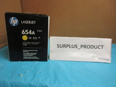 CARTUCHO DE TÓNER AMARILLO ORIGINAL HP CF332A 654A LASERJET M651 NUEVO CAJA SELLADA Foto 1 de 4