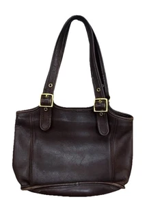 Vintage Coach 9086 Legacy Small Shopper Schultertasche Braun Leder  - Bild 1 von 7