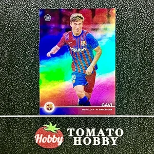 TOPPS FC BARCELONA FAN SET 2021-22 GAVI RC REFRACTOR BARCELONA - Picture 1 of 2