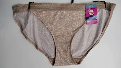 WARNER'S 2XL/9 SIN MUFFIN TOP BLISSFUL BENEFICIOS CUERDA BIKINI BEIGE NUEVO CON ETIQUETAS Foto 1 de 4