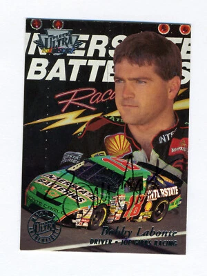 Ultra NASCAR 1996 Bobby Labonte certificado en tarjeta automático envío gratuito Foto 1 de 2