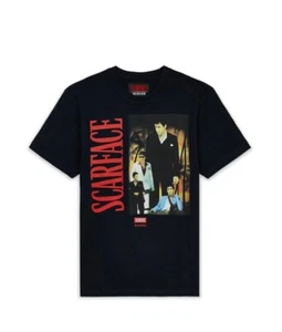 Exclusive New Scarface Tony Montana Photo Men's Graphic Tee Black XXL - Picture 1 of 6