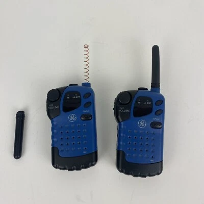 Radio walkie talkie bidireccional transceptor FM azul/negro General Electric GE 3-5873 Foto 1 de 3