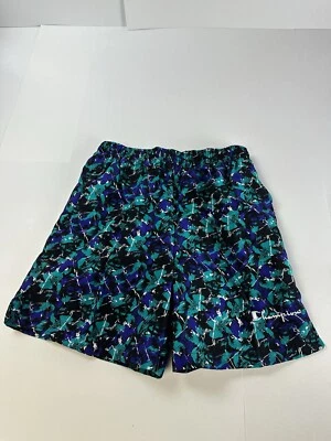 Vintage Champion Mens Medium Geometric Abstract All Over Print Swim Trunks NWOT - Image 1 of 4