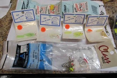 Miscellaneous Lot of Trout Fishing Fly Fishing Lures, Swivels, Split Rings, Hook - Image 1 of 4