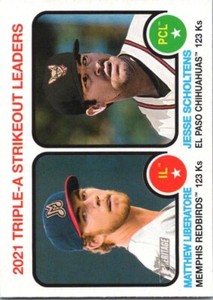 2022 Topps Heritage Minor League #62 Matthew Liberatore / Jesse Scholtens LL