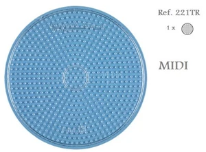 221TR Hama Beads MIDI Placa circular grande transparente, big Pegboard - Imagen 1 de 1