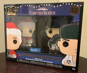 Juego de prendedores de vacaciones de Navidad Funko Pop Clark Griswold y el primo Eddie ¡ENVÍO AHORA! - Imagen 1 de 3