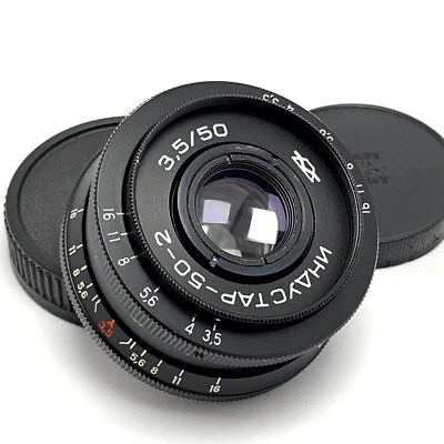 ✅ INDUSTAR 50-2 f3.5/50mm - professionally serviced and tested - MADE in USSR 50 - Image 1 of 4