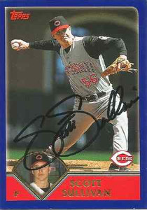 Scott Sullivan authentic signed autographed trading card COA