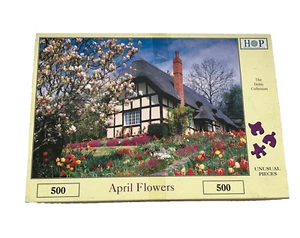 The House of Puzzles 1000 Piece Jigsaw: April Flowers, The Shires Collection - Picture 1 of 6