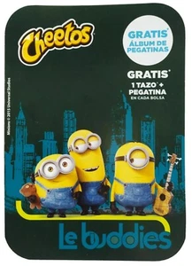 ÁLBUM PARA PEGATINAS LE BUDDIES / LOS MINIONS DE CHEETOS 2015 NUEVO - Imagen 1 de 3