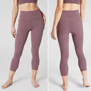 NUEVO CON ETIQUETAS Athleta Salutation Stash Bolsillo Apretado en Powervita 2XS XXS Violeta Volcánico - Imagen 1 de 5