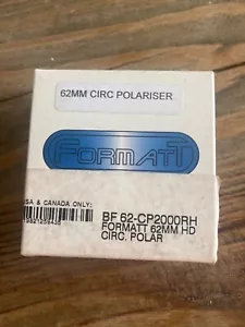 Formatt Hitech 62mm BF 62-CP2000RH HD Circular Polariser 62 mm lens filter - Picture 1 of 2