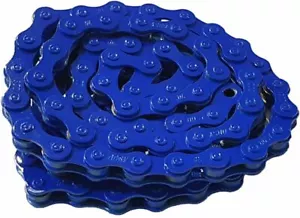 Odyssey Bluebird 1/2 x 1/8" BMX Heavy Duty BMX Bike Chain - Blue 112 Link - Picture 1 of 3