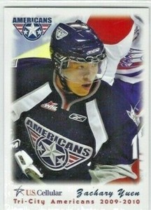 2009-10 Tri-City Americans (WHL) Zachary Yuen