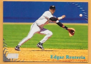 EDGAR RENTERIA FLORIDA MARLINS #55 - TOPPS ESTADIO CLUB CASI NUEVO-COMO NUEVO 1998 - Imagen 1 de 2
