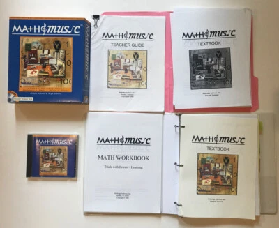 MATH & MUSIC CD ROM; Wildridge Education; Windows/Mac+2 Textbooks+Teacher Guide - Image 1 of 3