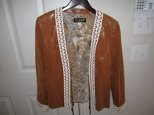 ST JOHN CUTURE LAMM WILDLEDER HOSENANZUG - JACKE GRÖSSE 10 - HOSE GRÖSSE 8 - SEHR SCHÖN - Bild 1 von 4