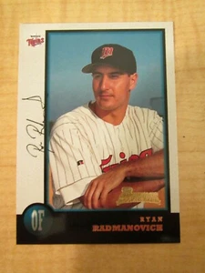 1998 Bowman Rookie Ryan Radmanovich #104 Minnesota Twins - Picture 1 of 2