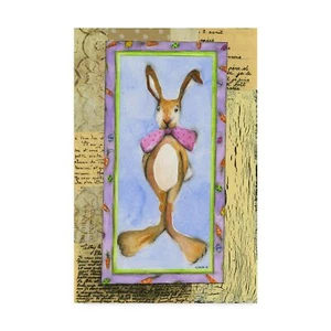 Trademark Fine Art Antique Easter Bunny by Claudia Interrante, 16x24-Inch Fin... - Picture 1 of 6