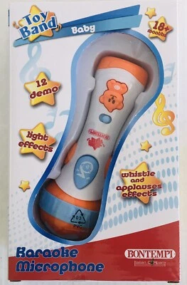 Bontempi Karaoke Microphone Toy Band Baby Light Effects 18 Months+ - Image 1 of 4