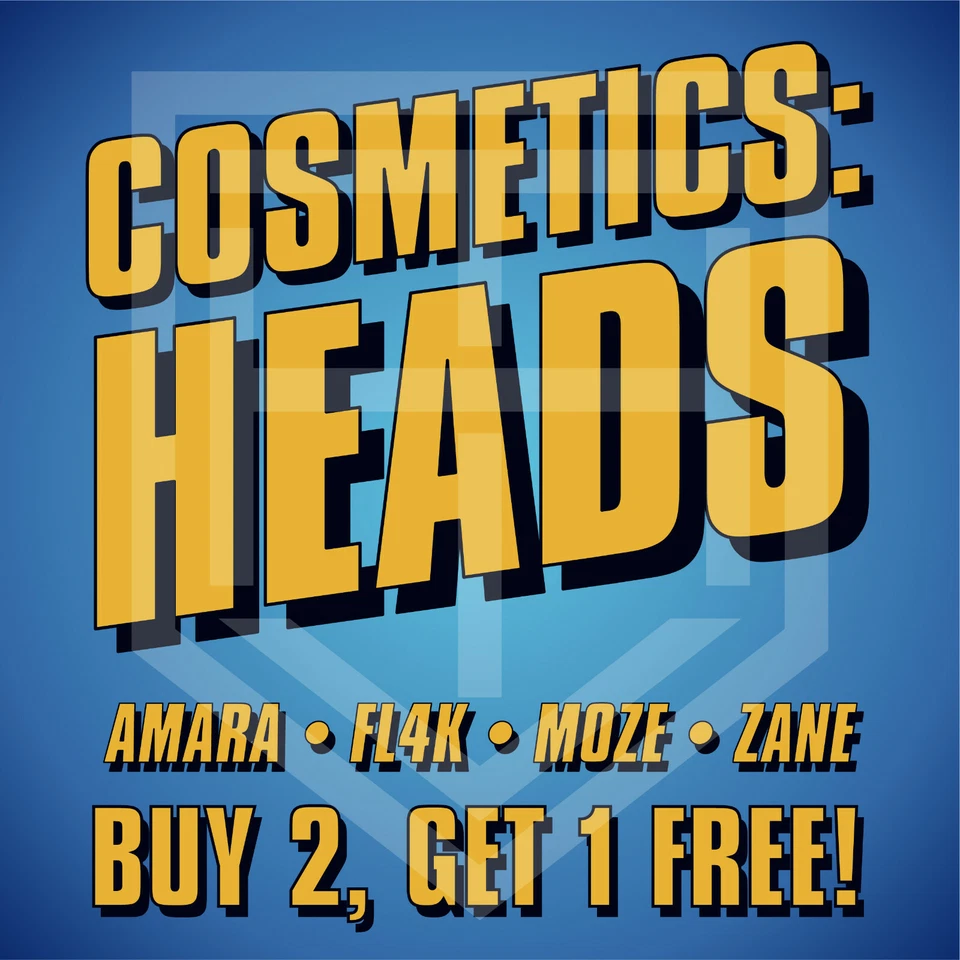 Borderlands 3 [HEAD COSMETICS] Buy 2 Get 1! Amara FL4K Moze Zane [ANY PLATFORM]