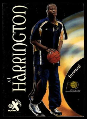 1998 SkyBox E-X Century #79 Al Harrington   Basketball Indiana Pacers - Image 1 of 2