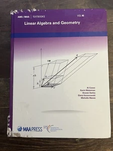 Linear Algebra and Geometry (AMS/MAA Textbooks) by Al Cuoco - Picture 1 of 3