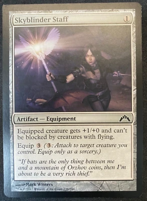 Skyblinder Staff - MTG Magic the Gathering - Gatecrash - Misprint Miscut Squared - Image 1 of 3