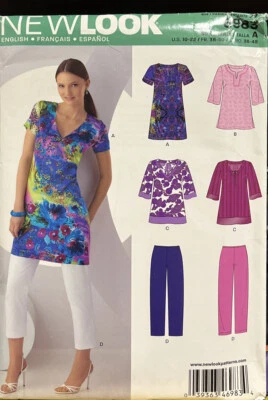 New Look 6983 Size 10-22 Seven sizes in one sewing pattern - Image 1 of 2