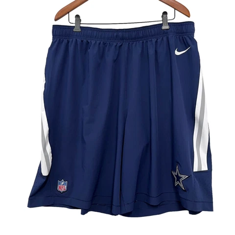Nike Dallas Cowboys NFL On Field Apparel Men's Training Shorts Navy Blue 3XL euc Cover