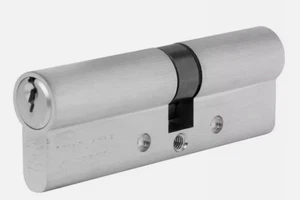 ERA 6-poliger Doppel-Eurozylinder Europrofil 40 mm / 40 mm (Nickel satiniert) - NEU - Bild 1 von 1