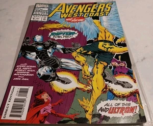 Avengers West Coast Annual #8 1992 Marvel Comics 64 Page Annual Direct Edition.  - Picture 1 of 5
